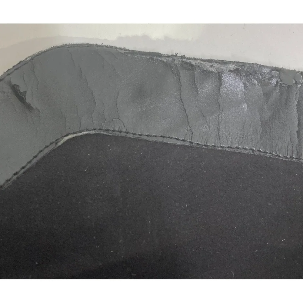 Sam Edelman Melina Suede Leather 7.5‎ Pointy Toe Stiletto Black Silver Embellish